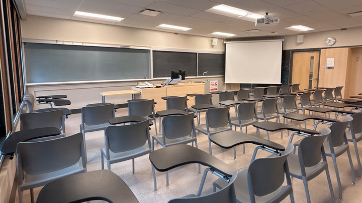 View from the back of the room