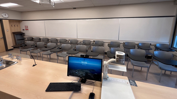 View from the presenter area