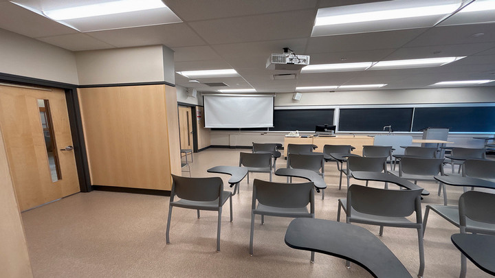 View from the back of the room