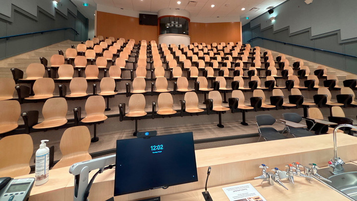 View from the presenter area