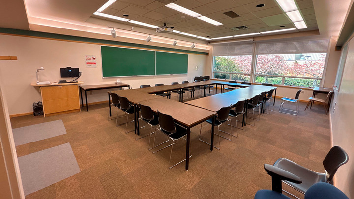 View from the back of the room