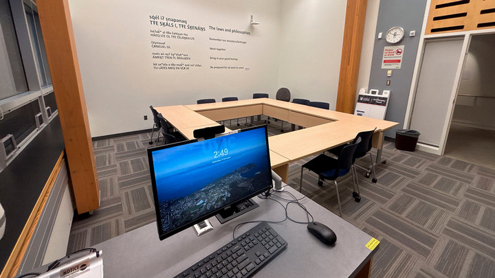 View from the presenter area