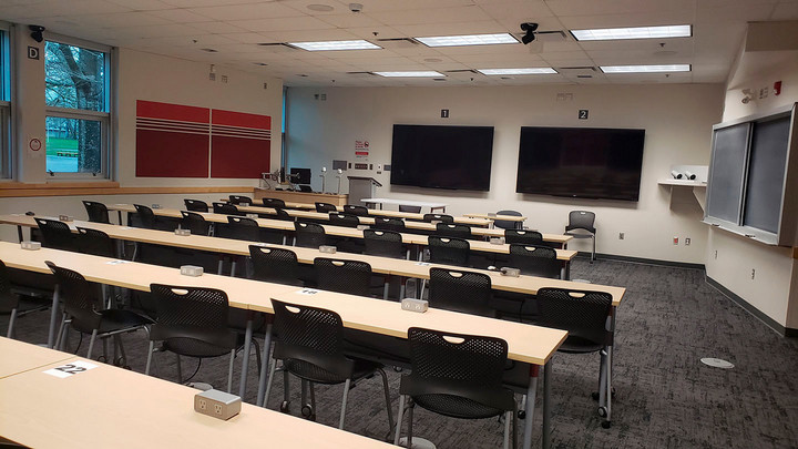 View from the back of the room