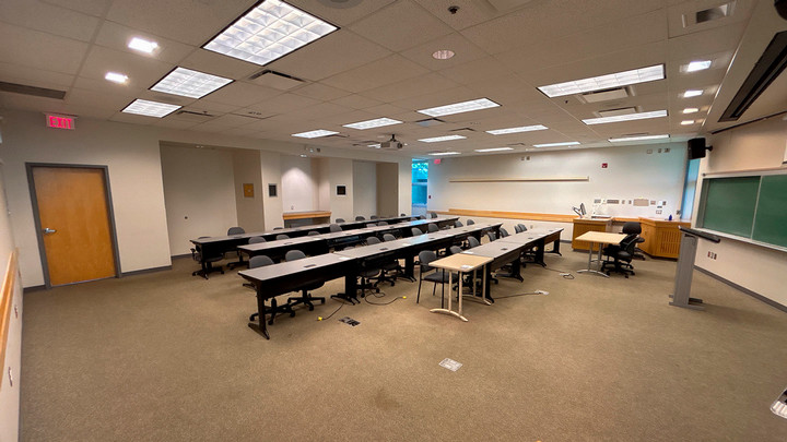 View from the front of the room