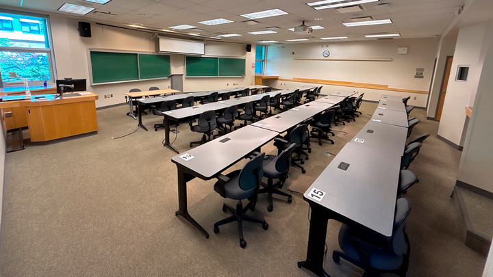 View from the back of the room