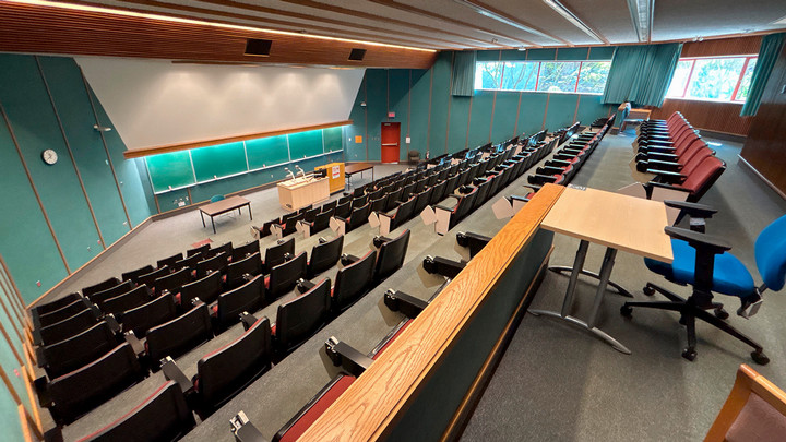 View from the back of the room