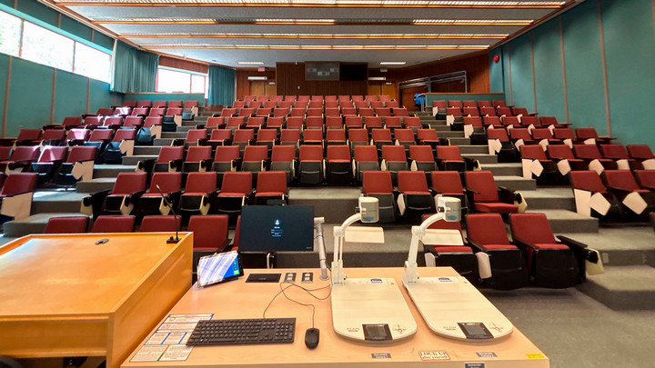View from the presenter area