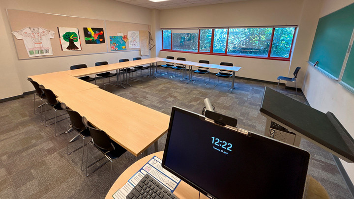 View from the presenter area