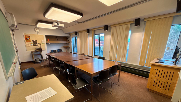 View from the front of the room