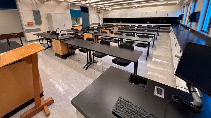 View from the presenter area