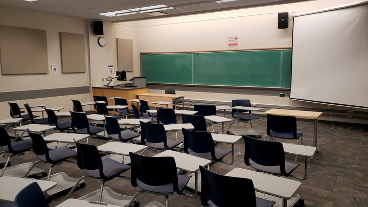View from the back of the room