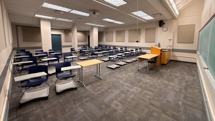 View from the front of the room