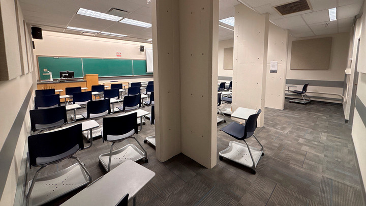 View from the back of the room