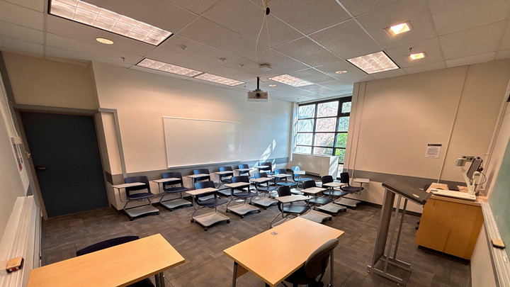 View from the front of the room