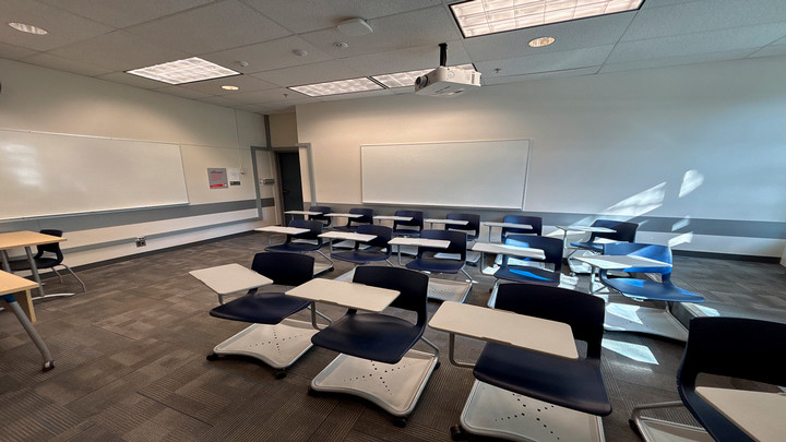 View from the presenter area
