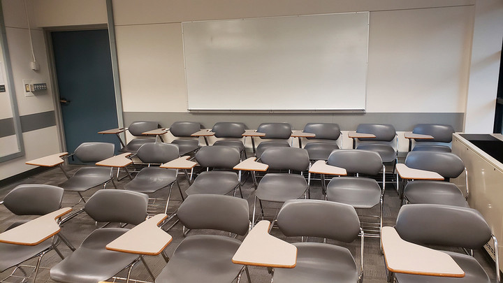 View from the front of the room