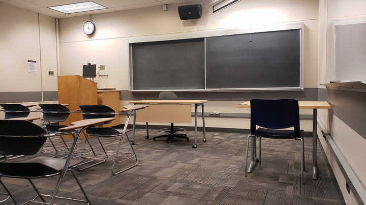 View from the back of the room