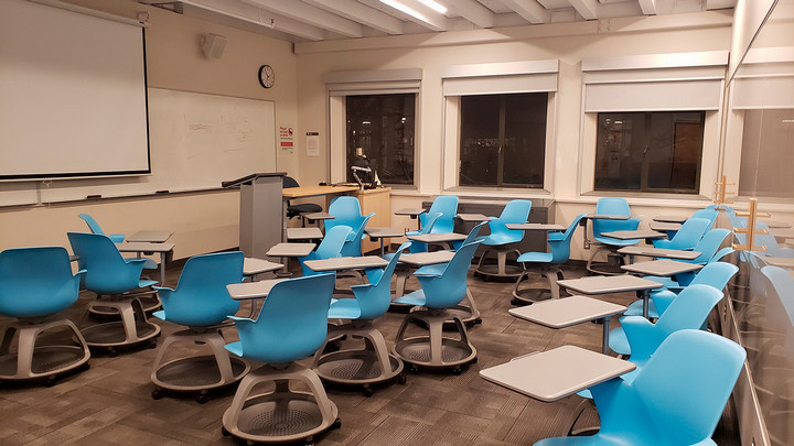 View from the back of the room