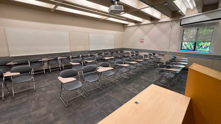 View from the presenter area