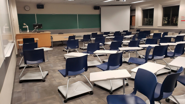 View from the back of the room
