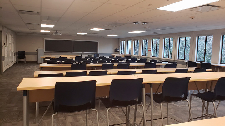 View from the back of the room