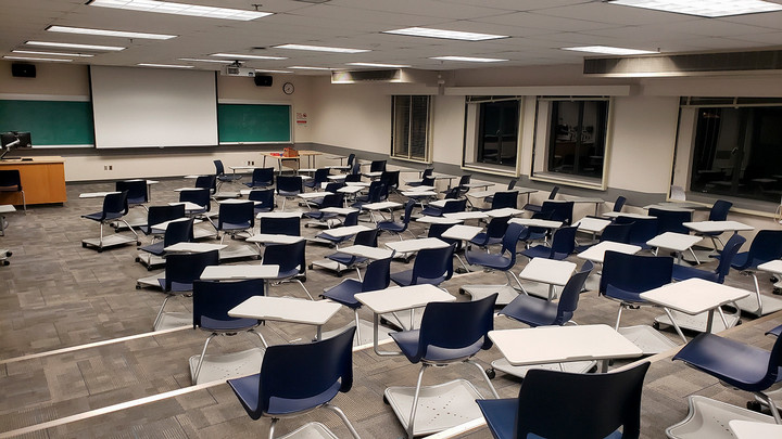 View from the back of the room