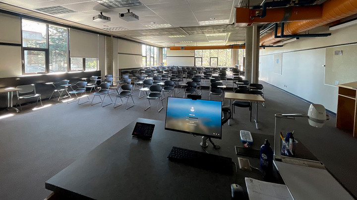 View from the presenter area