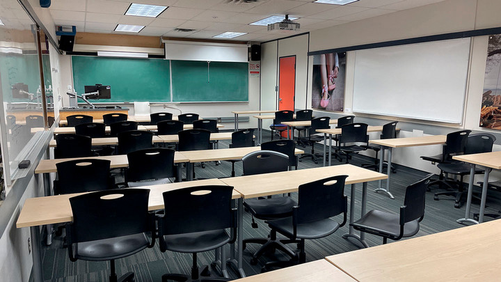 View from the back of the room