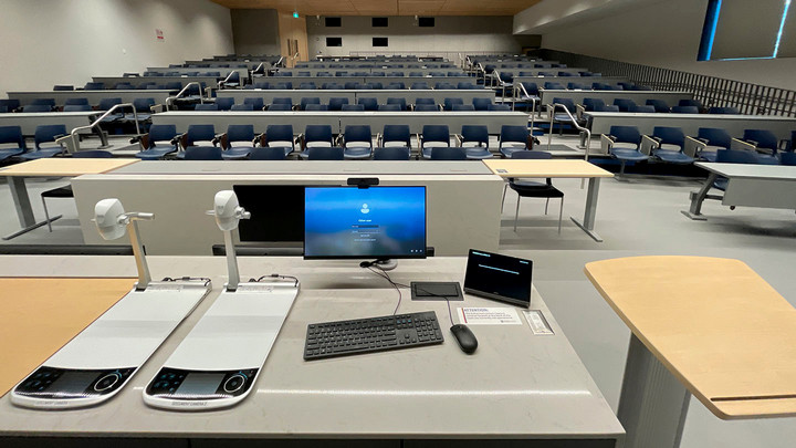 View from the presenter area