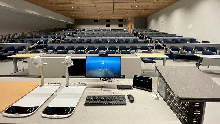 View from the presenter area