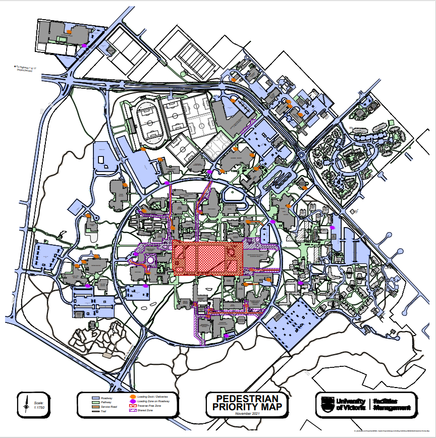 pedestrian priority map