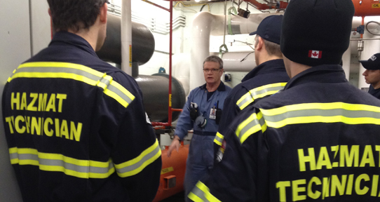 Hazmat technicians