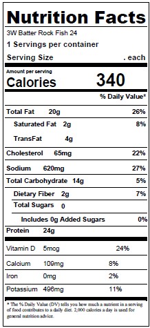 Nutrition facts