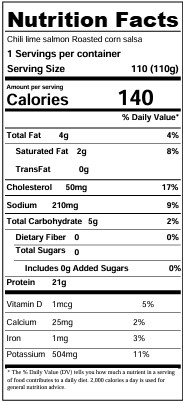 Nutrition facts
