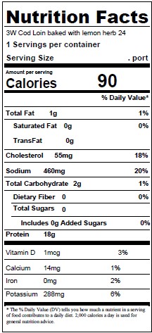 Nutrition facts