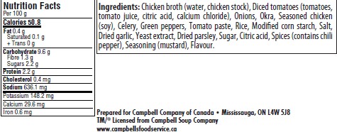 nutrition facts