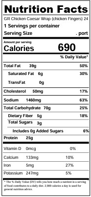 Nutrition Facts