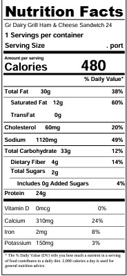 Nutrition Facts