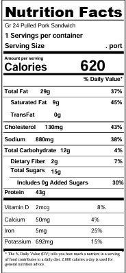 Nutrition Facts