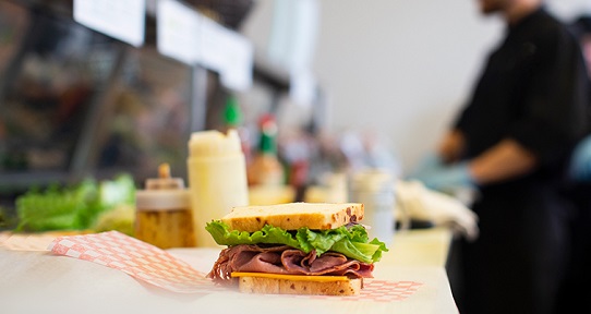 custom sandwich at Mac's