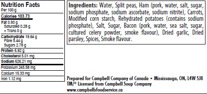 nutrition facts