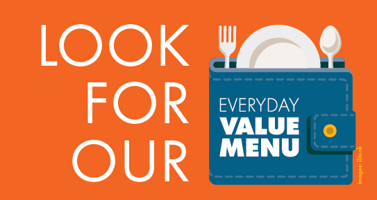 Look for our Value Menu items!
