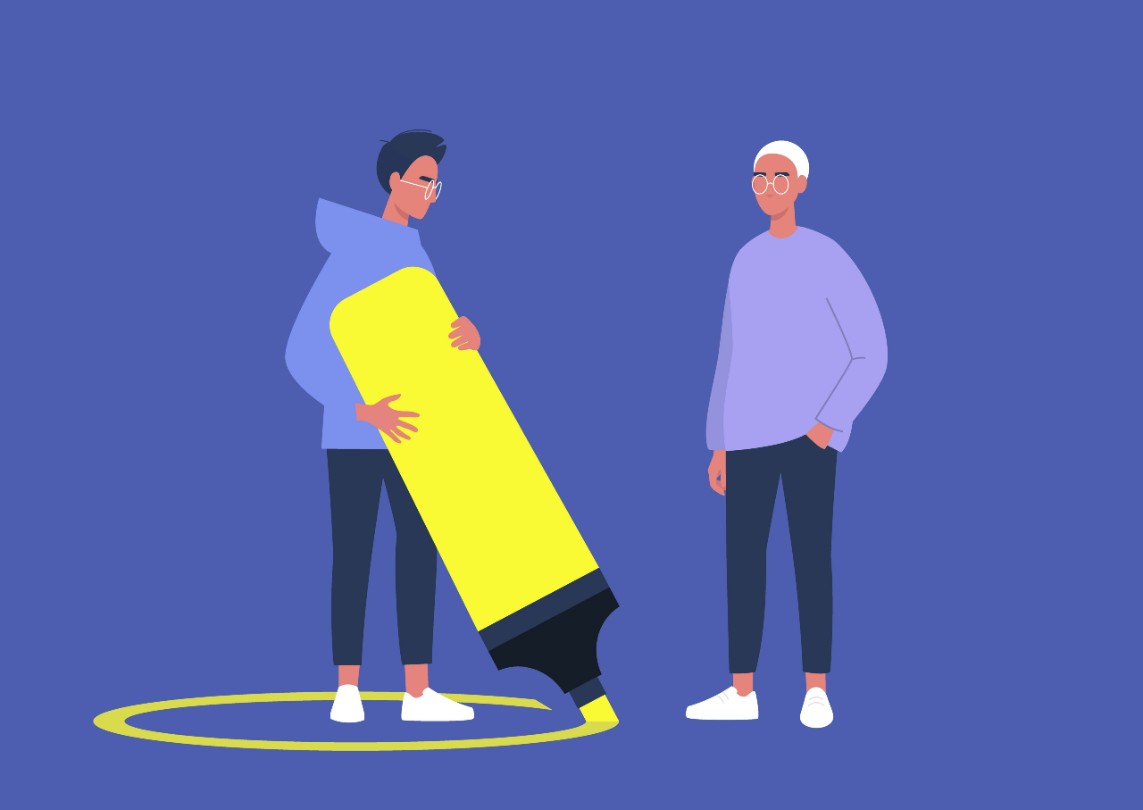 two people sharing their boundaries with each other