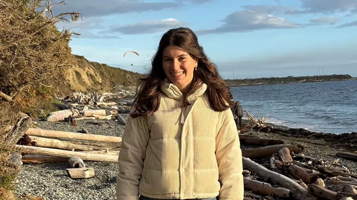 person on beach