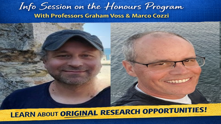 2026 information session about the Honours Program