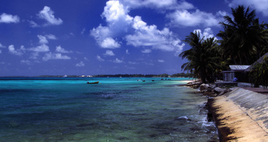 "Tuvalu Funafuti atoll beach" by Stefan Lins