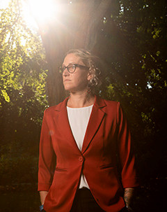 kelsey winter photo with tree and sun