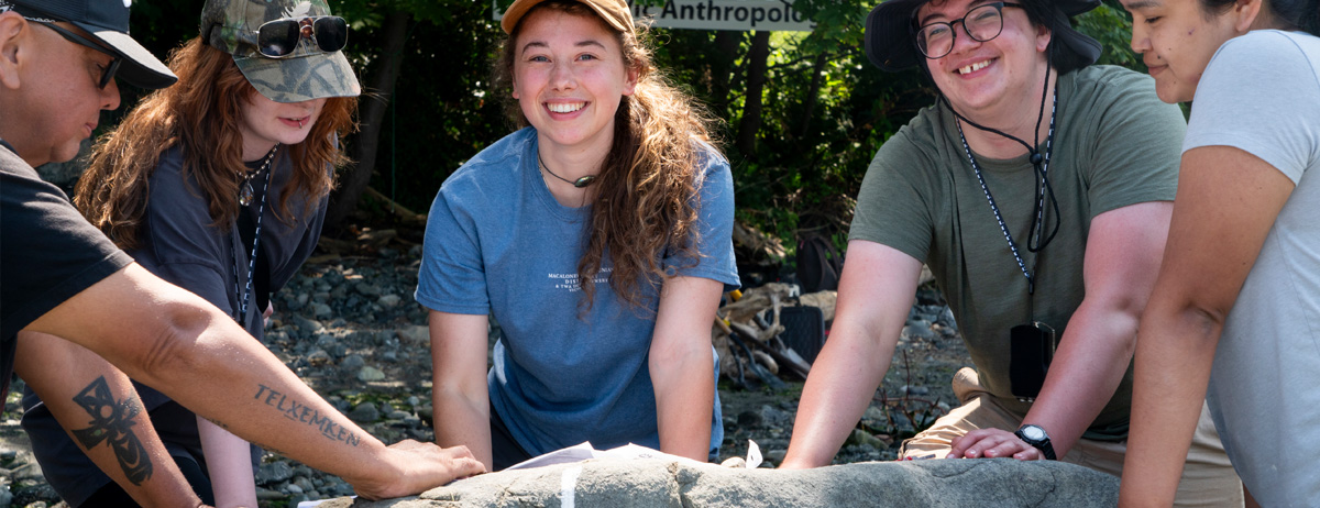 UVic and Tsawout First Nation have combined forces to host the 2023 summer archaeology field school, focusing on the ancient village site of ȾEL¸IȽĆE in Cordova Bay.