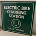 electric bike sign green