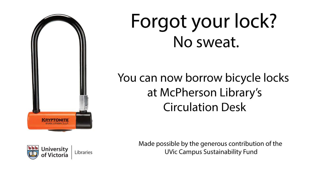 bike lock poster